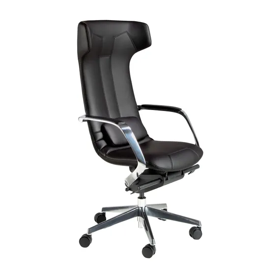 Офисное кресло Angel Cerda 4215 из черной экокожи