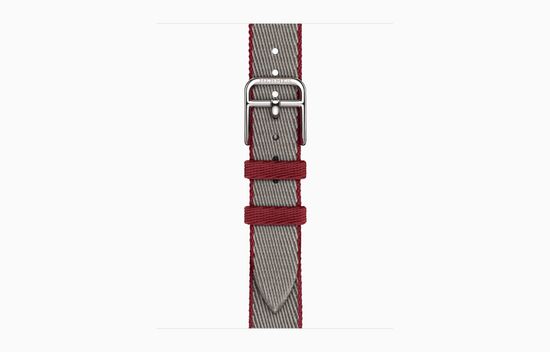 Apple Watch Hermes Series 11 42 mm Twill Jump Attelage Single Tour