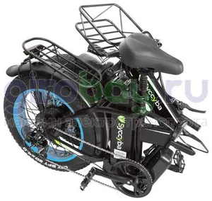 Электровелосипед Syccyba F10 Pro Dual 48V/23Ah (полный привод) - Синий обод фото №14