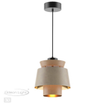 4992/1 PENDANT ODL23 381 св. коричневый/золотой/металл/экокожа Подвес E27 60W KRESSA