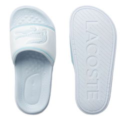 Шлепанцы Lacoste Serve Slide Dual - white/light blue