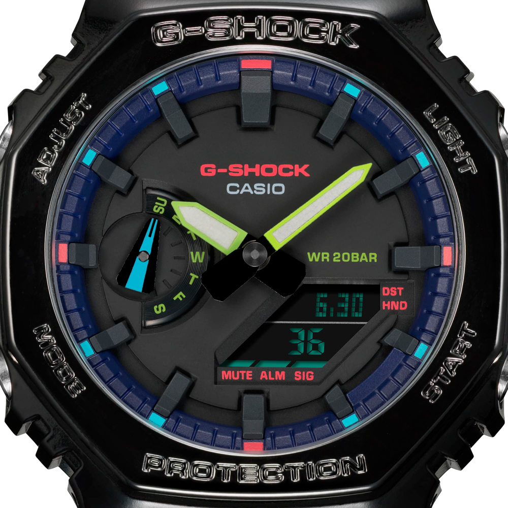 Мужские наручные часы Casio G-Shock GA-2100RGB-1A
