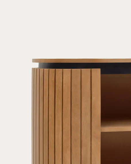 Книжная полка Licia 120x90 см из дерева манго