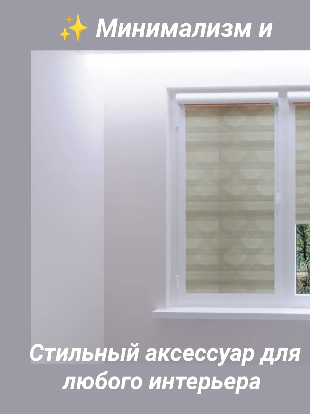 Рулонные шторы День-Ночь 68×200 см