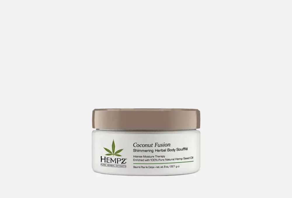 HEMPZ(ХЕМПЦ) coconut fusion(кокосовый фьюжн)суфле для тела с мерцающим эффектом 227гр