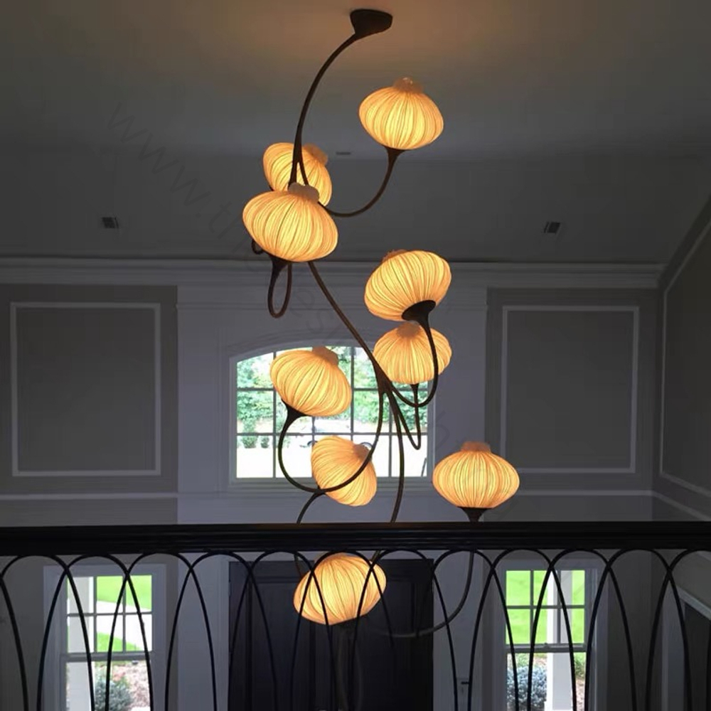 Chandelier design lamp Palms by Aqua Creations Studio