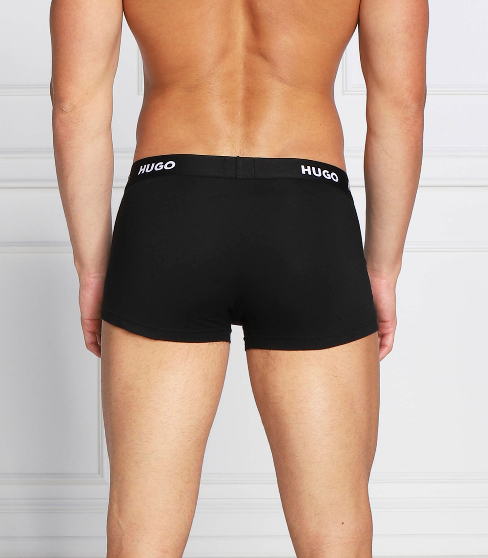 трусики-боксеры 3-pack trunk triplet pack Hugo Bodywear - черный(50469786)