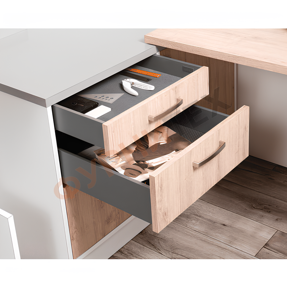 Выдвижной ящик Matrix Box Slim A30, антрацит, с доводчиком, 89х400мм