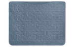 COACH Tablet Iconic Polished Pebbled Leather Clutch Laptop Sleeve Laptop Bag Large Unisex Blue Quartz