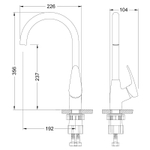 Смеситель для кухни Lemark Linara LM0405C Хром