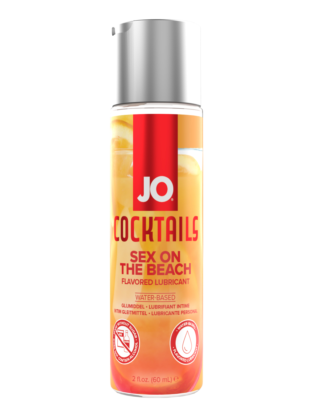JO Cocktails SEX ON THE BEACH - Оральный лубрикант со вкусом коктейля Секс на пляже, 60 мл