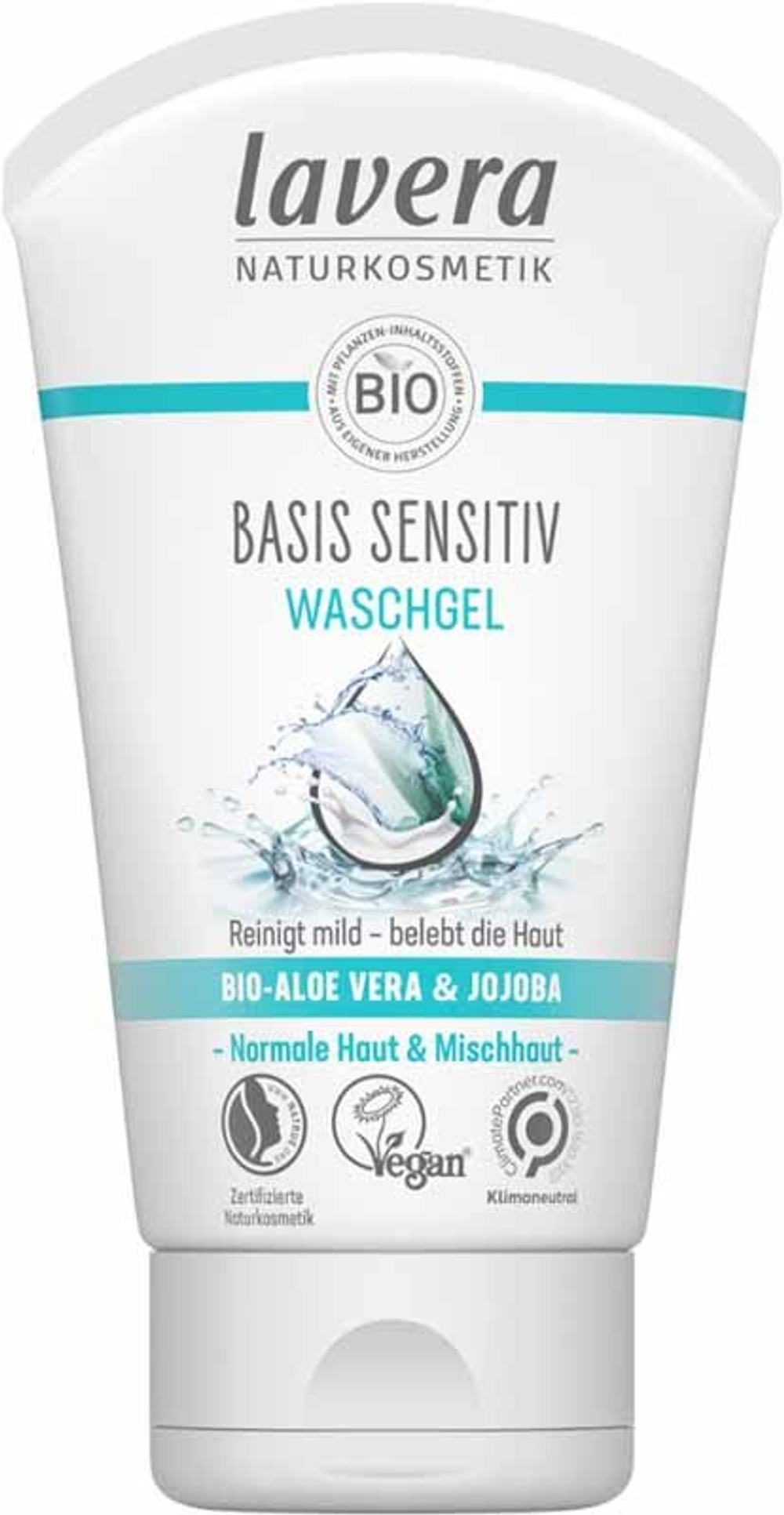 Гель для умывания Basis Sensitive Lavera Naturkosmetik, 125 мл