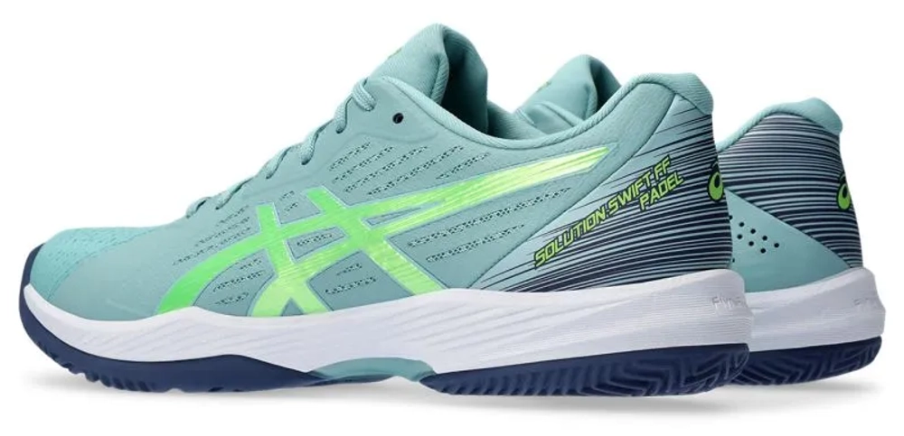 Мужские кроссовки для Padel Asics Solution Swift FF Padel - teal tint/electric lime