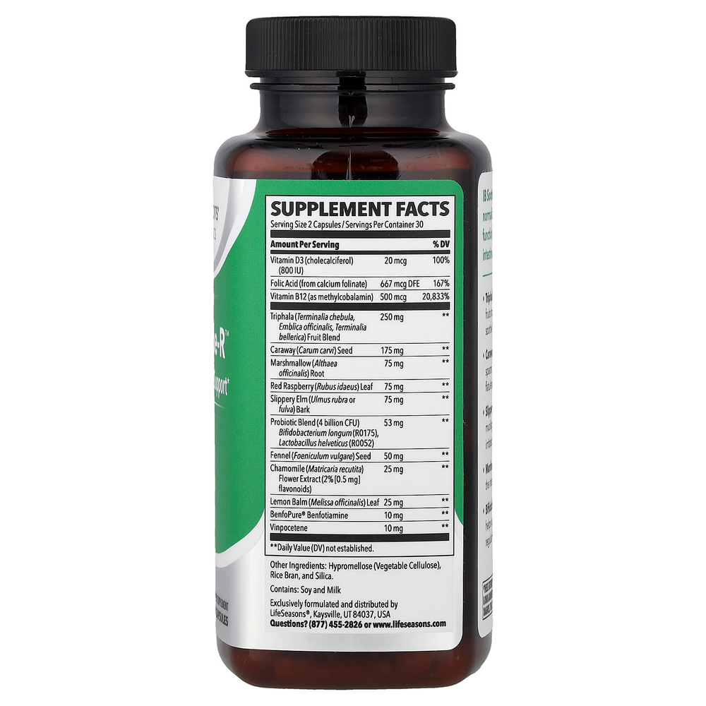 LifeSeasons, IB Soothe-R™, 60 растительных капсул