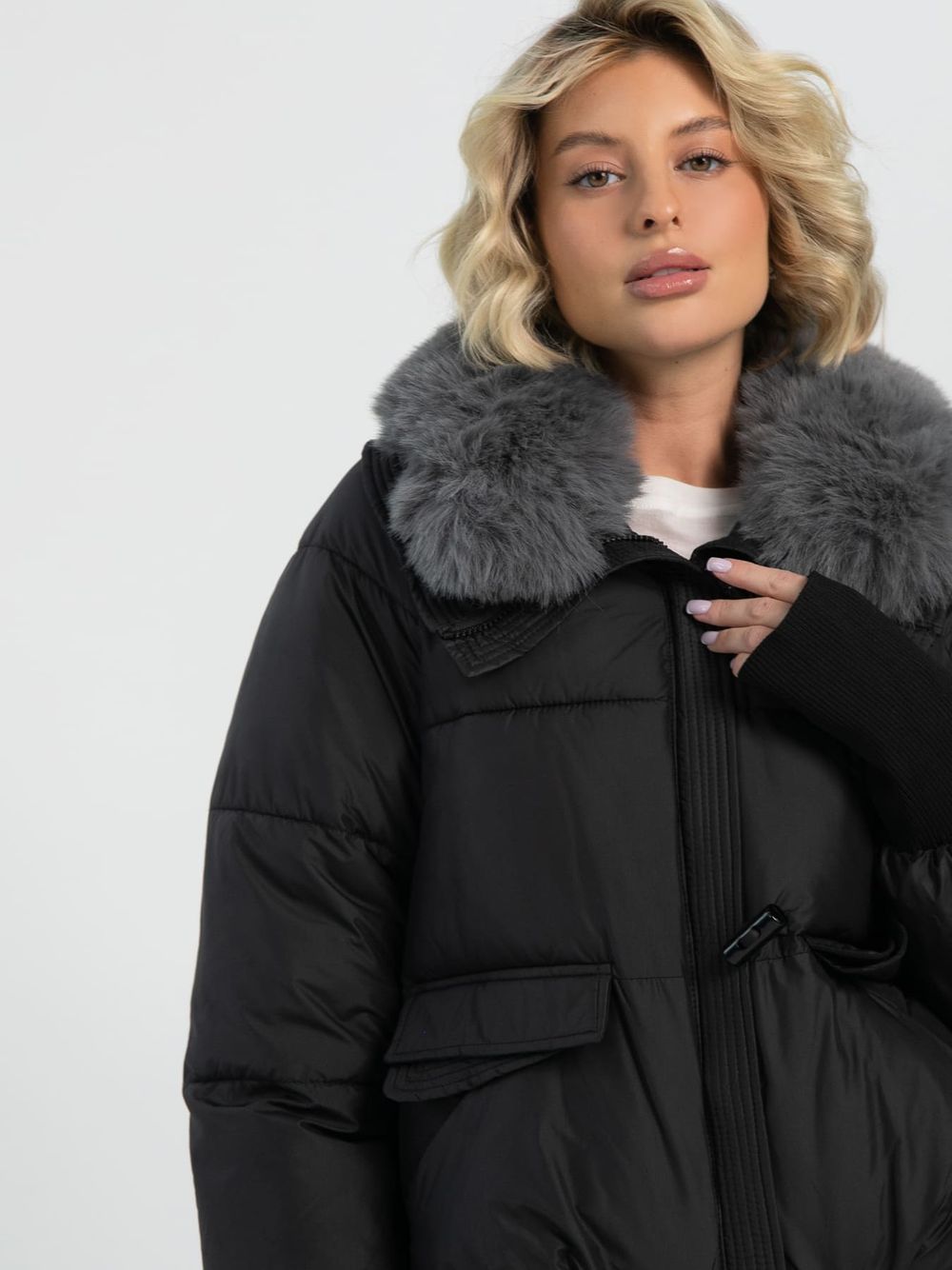 Куртка Рената (черная) Б16488-4М LT Collection