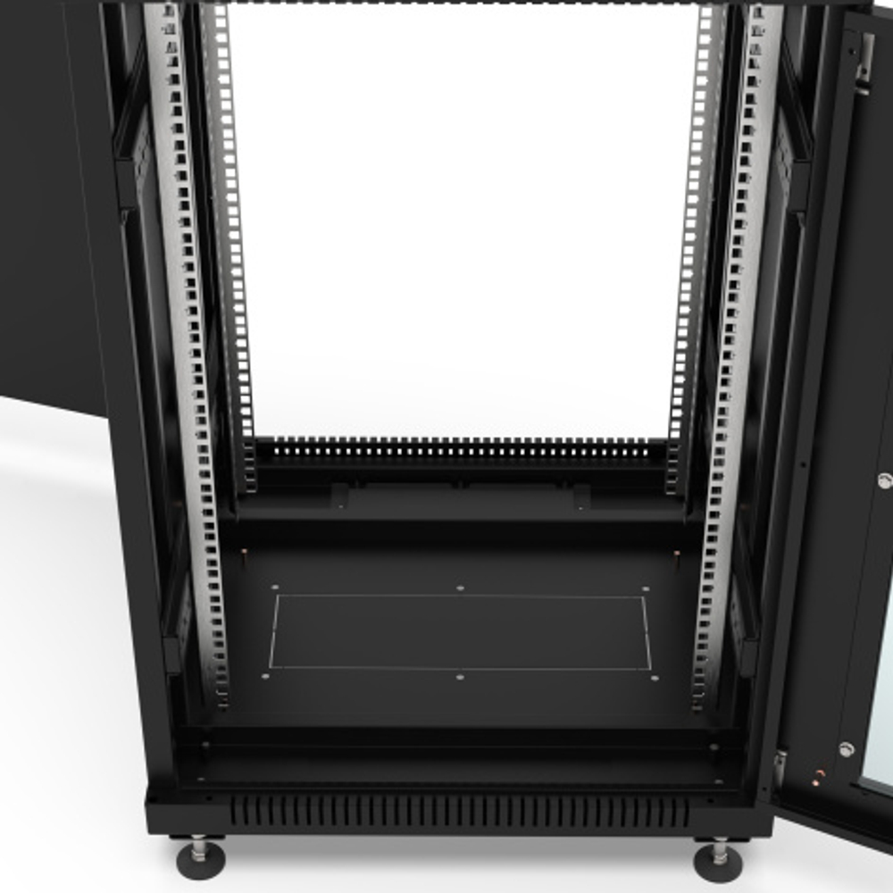 Шкаф напольный 19", 18U Filum FL-NT-1866GM1M-BK