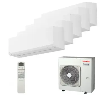 Мультисплит система на 5 комнат Toshiba RAS-B07J2KVSG-E x 5 / RAS-5M34U2AVG-E