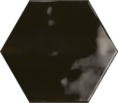 Керамическая плитка для стен CERAMICA RIBESALBES HOPE Nero Graphito Hex Glossy