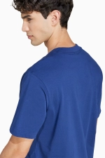 Футболка adidas Essentials Small Logo Single - синий