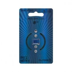Yaddaş karti Карта памяти microSDHC BOROFONE I, 8GB, синий
