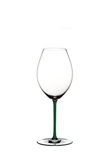 Бокал для красного вина 650мл Riedel Fatto a Mano Old World Syrah с зеленой ножкой