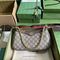 Сумка через плечо бежевая с коричневой отделкой от Gucci Ophidia Small Shoulder Bag BP5-620254 — фото 1 [TG 51d5f367ba8f-001]