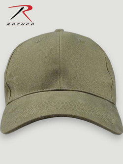 Кепка бейсболка Rothco Military Supreme Low Profile Cap Olive Drab — вид спереди