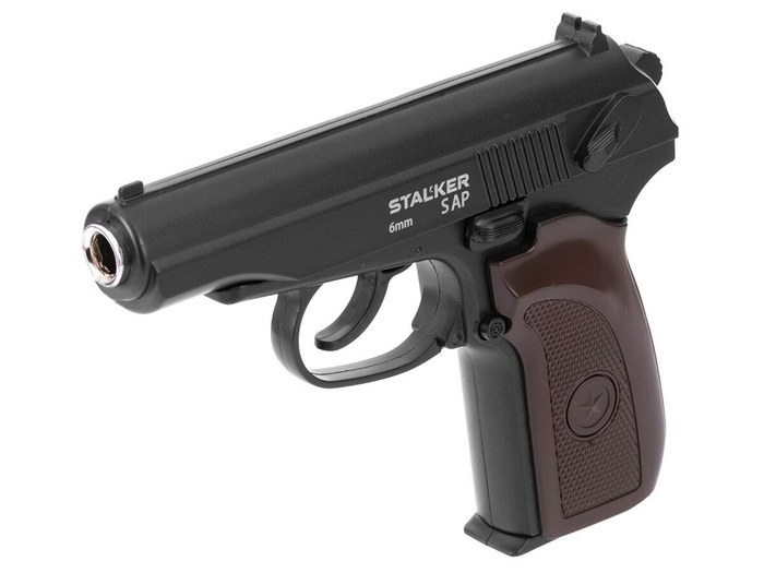 Пистолет пневматический Stalker SAP Spring (ПМ), к.6мм (SA-33071P)