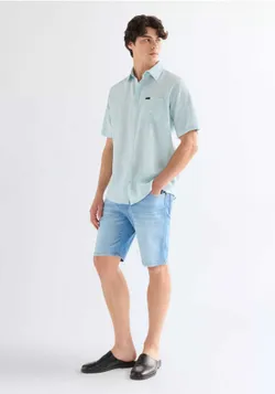Рубашка мужская WRANGLER SS 1 PKT SHIRT FORGET ME NOT