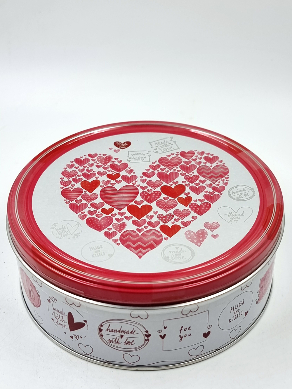 Песочное печенье на сливочном масле Butter Cookies "Hearts/Сердечки", 1 жестяная банка по 150 г (Дания)