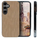 Дизайнерский чехол для SAMSUNG S24 FE с мягкой тканевой поверхностью