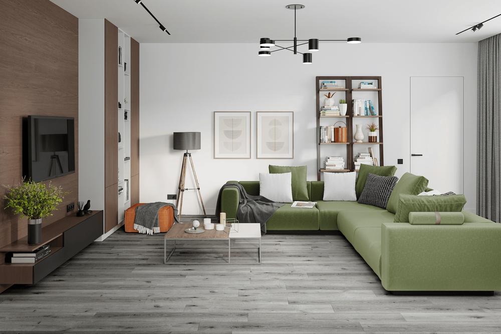 Кварц-винил SPC Damy Floor Family SPC 0,75мм 4,2 мм ДУБ СОСТАРЕННЫЙ СЕРЫЙ 2.635 м2