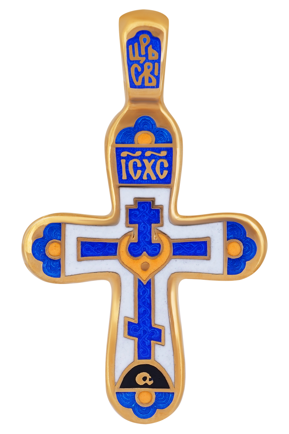 Крест «ГОЛГОФСКИЙ КРЕСТ С ЦАТОЙ. КРИПТОГРАММА ВВВВ» КС040