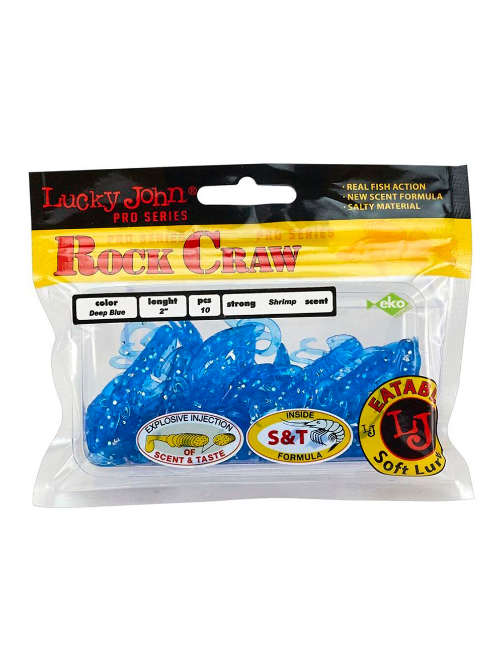 Твистеры съедобные LJ Pro Series ROCK CRAW 2.0in (05.10)/052 10 шт. в упак.