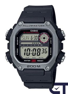 Casio DW-291H-1A — мужские спортивные часы с водонепроницаемостью 20 Бар