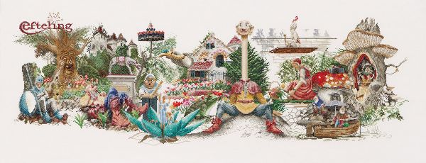 Набор для вышивания нитками Thea Gouverneur, Efteling, 80х30 см