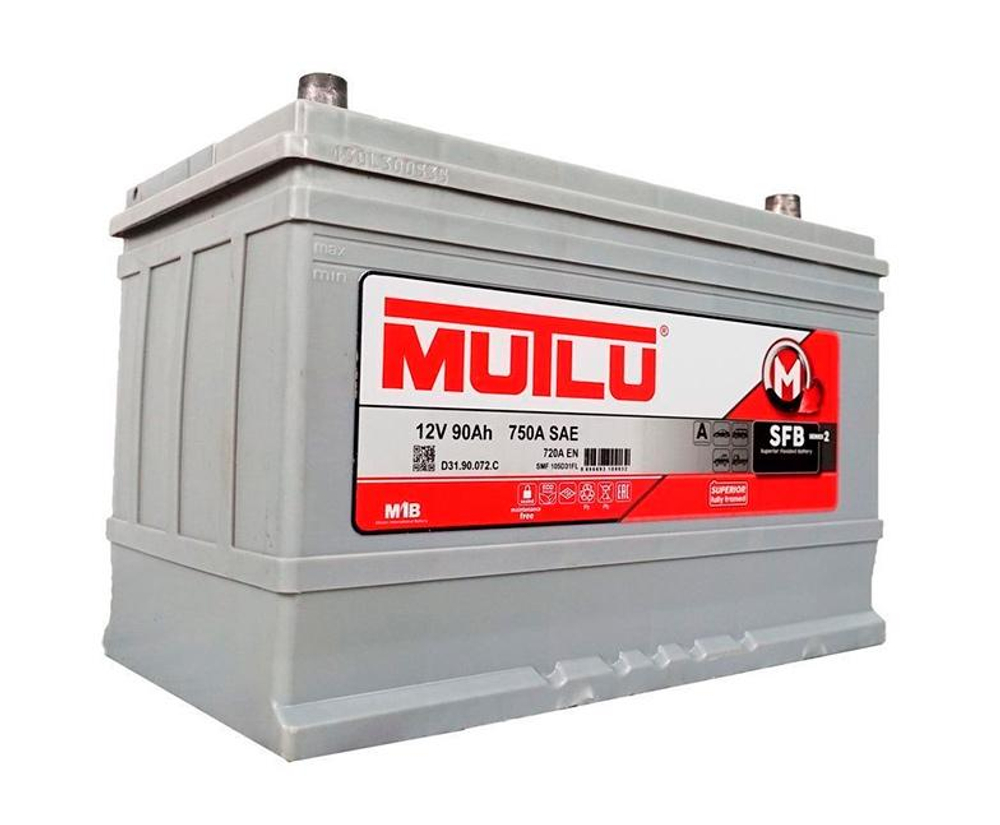 90e D31.90.072.C MUTLU -12V 90 Ah 720 (EN)  н.кр.