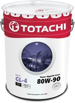 Super Hypoid Gear 80W-90 API GL-4 TOTACHI масло трансмиссионное для МКПП  (20 Литров)