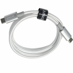 Usb Кабель-зарядка Type-C на Type-C Anker (A8756621) 100W 1м в оплетке белый