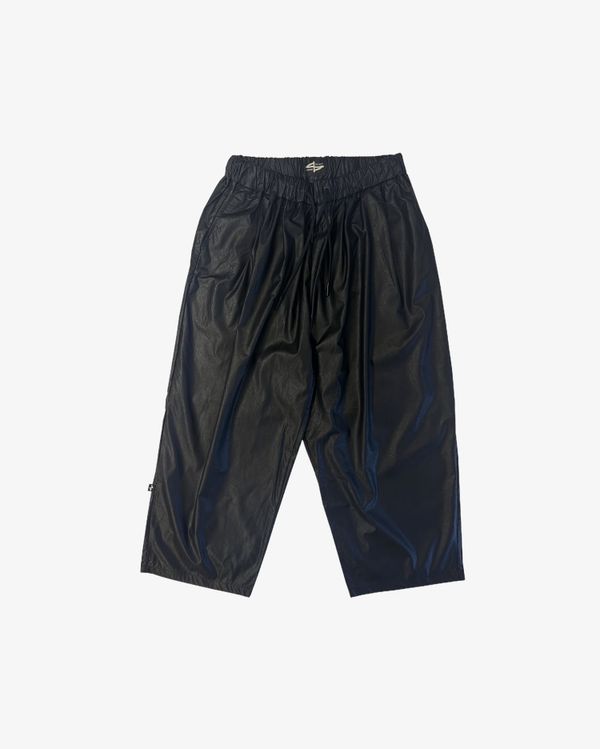 Брюки Balloon Ecoleather черные - фото 1