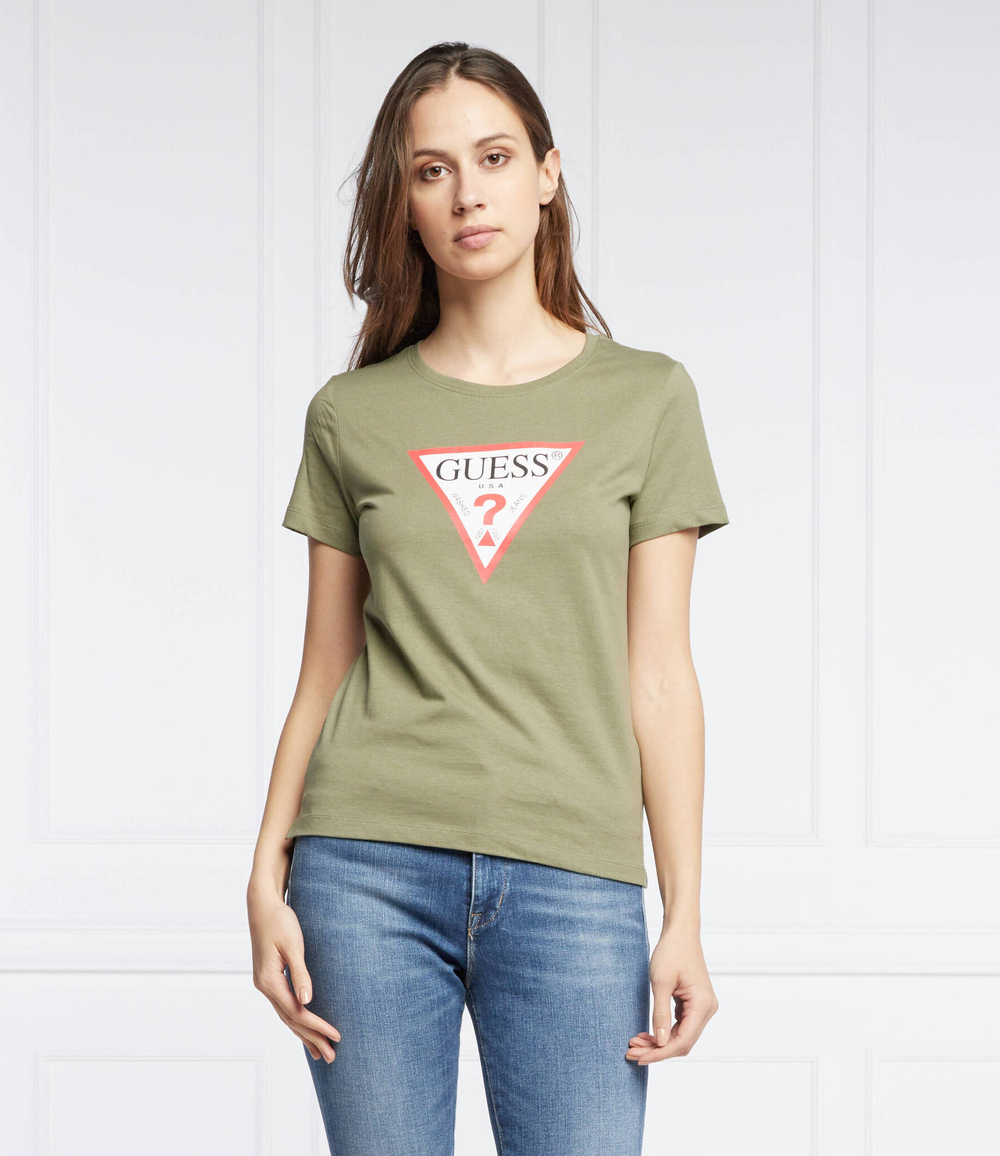 футболка original GUESS - хаки(W1YI1B I3Z11)