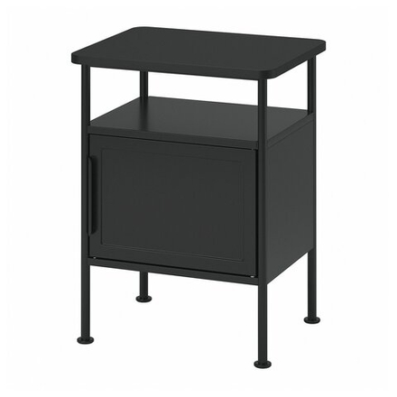 IKEA GRÅFJÄLLET  (ИКЕА ГРОФЙЭЛЛЕТ)  -  Прикроватный столик - антрацит 45х36х59 см