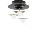 Ceiling design lamp Jaillissement by GK Concept