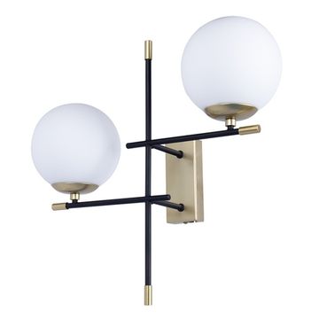 Настенный светильник 2*Е14 A2225AP-2BK чёрный Arkab Arte Lamp