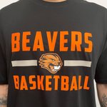 T-SHIRT BEAVERS BASKETBALL BLACK