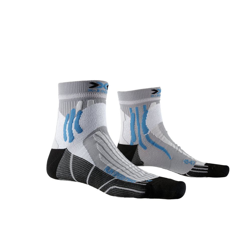 Носки X-Socks Run Speed Two 4.0 Socks Pearl Grey /Opal Black