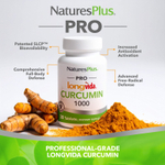 NaturesPlus, Pro Longvida® Curcumin 1000, 1000 мг, 30 таблеток