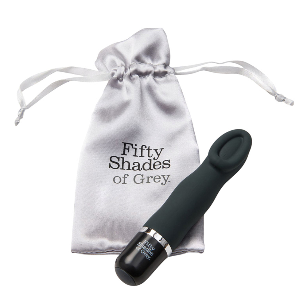 Черный мини вибратор 14см для стимуляции точки G и клитора Fifty Shades of Grey Sweet Touch Mini Clitoral Vibrator