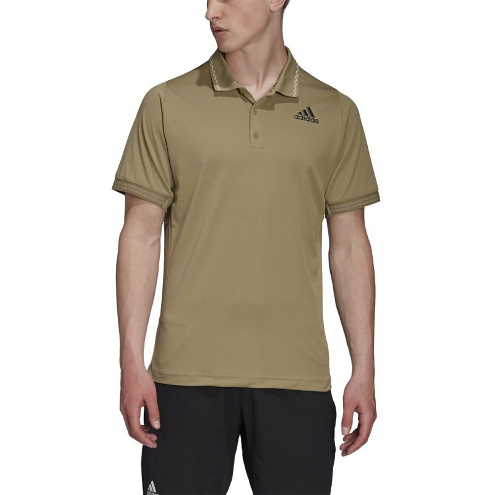 Мужское теннисное поло Adidas Freelift Primeblue Polo Shirt M - orbit green