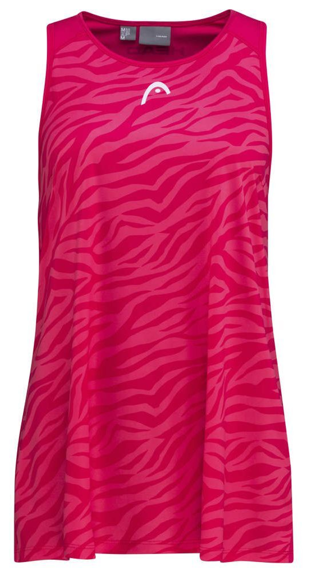 Футболка для девочки теннисная Head Agility Tank Top G - magenta/print vision